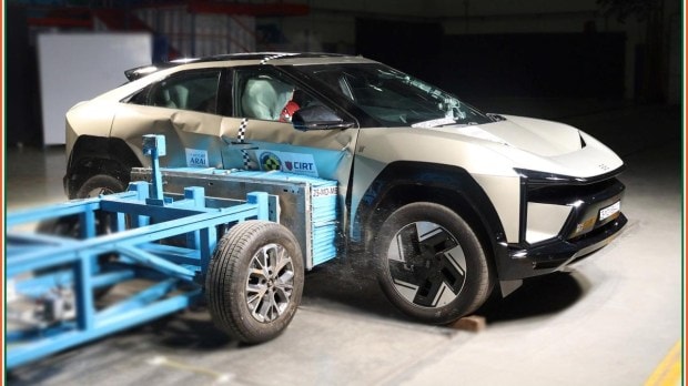 Mahindra BE 6 side impact test