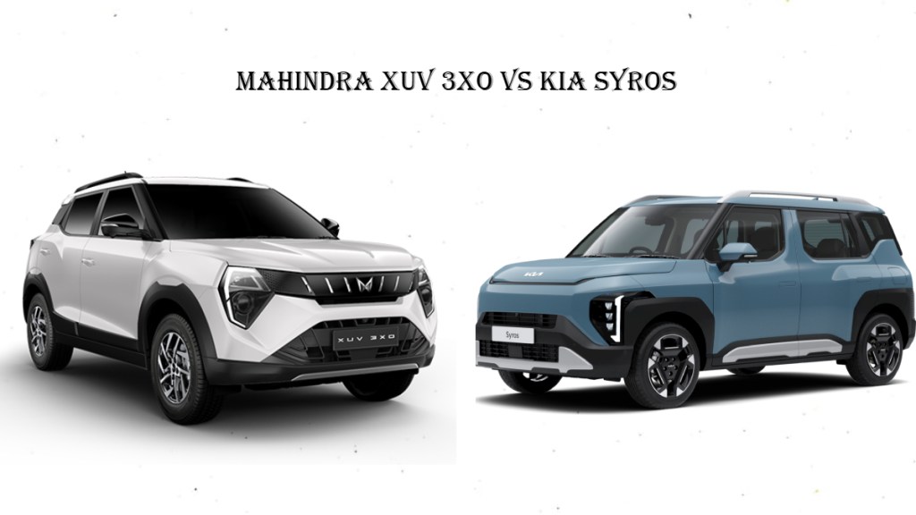 Mahindra XUV 3XO vs Kia Syros