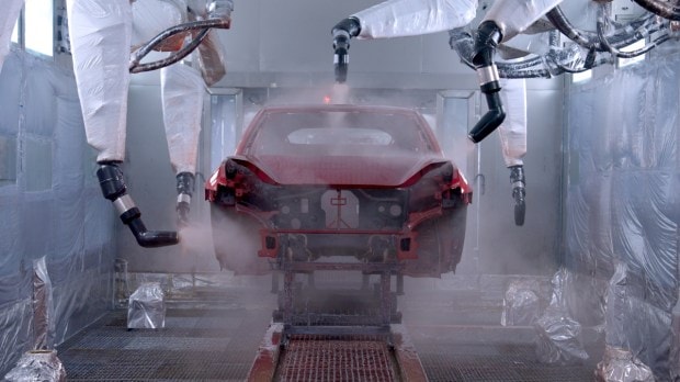 Mahindra paint shop