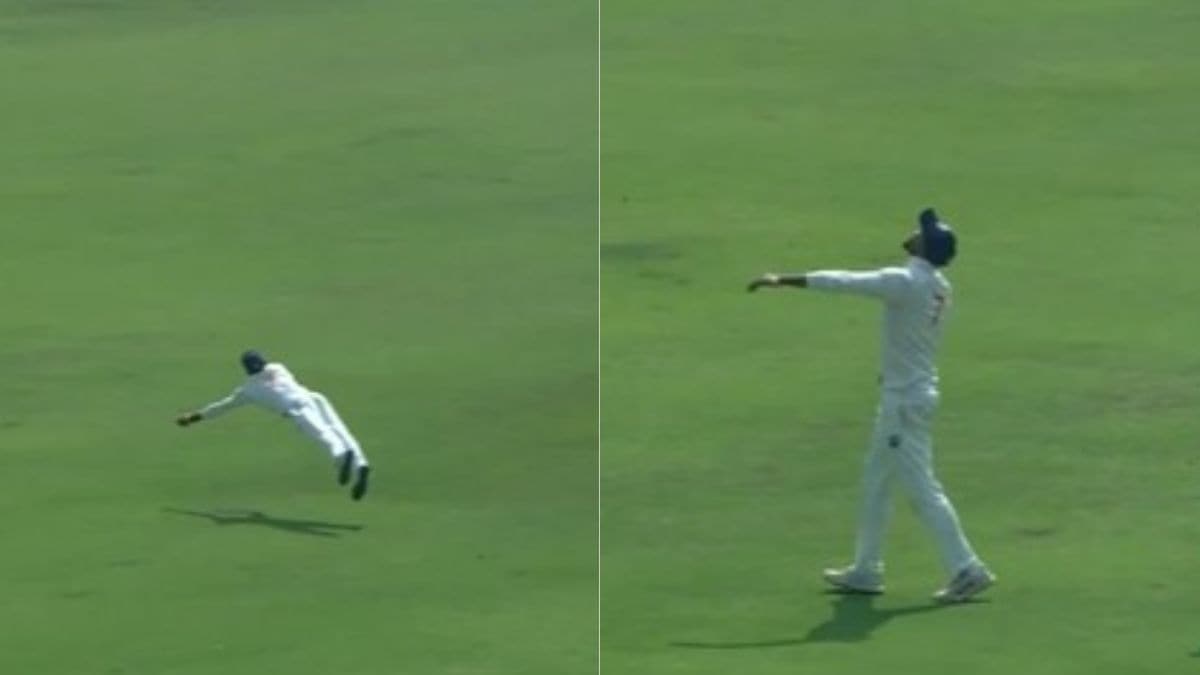 Paras Dogra catch, MUM vs J&K Ranji match