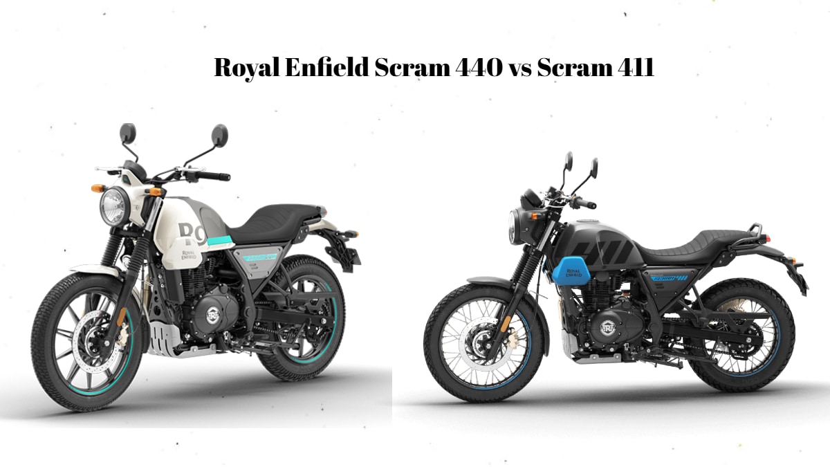 Royal Enfield Scram 440 vs Scram 411