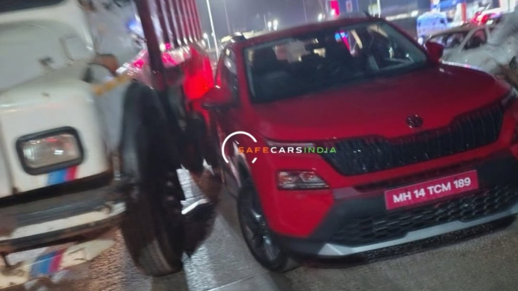 Skoda Kylaq crash