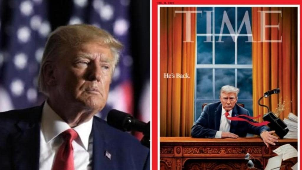 time magazine cover, donald trump, donald trump inauguration, trump time magazine, time magazine cover 2025