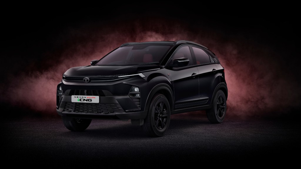 Tata Nexon iCNG Red Dark
