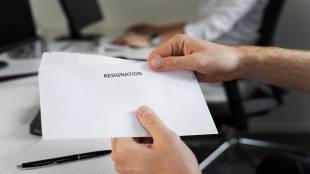 Techie quits job