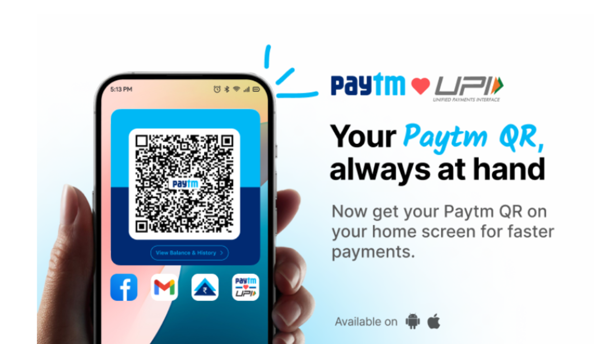 Paytm’s new QR Widget is here—Android users can now do what iOS users ...