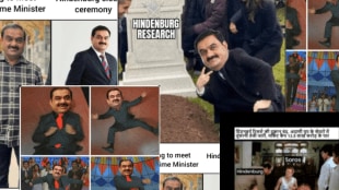 Many memes featured Adani's face cleverly juxtaposed using AI, adding a humorous twist to the Hindenburg shutdown saga.