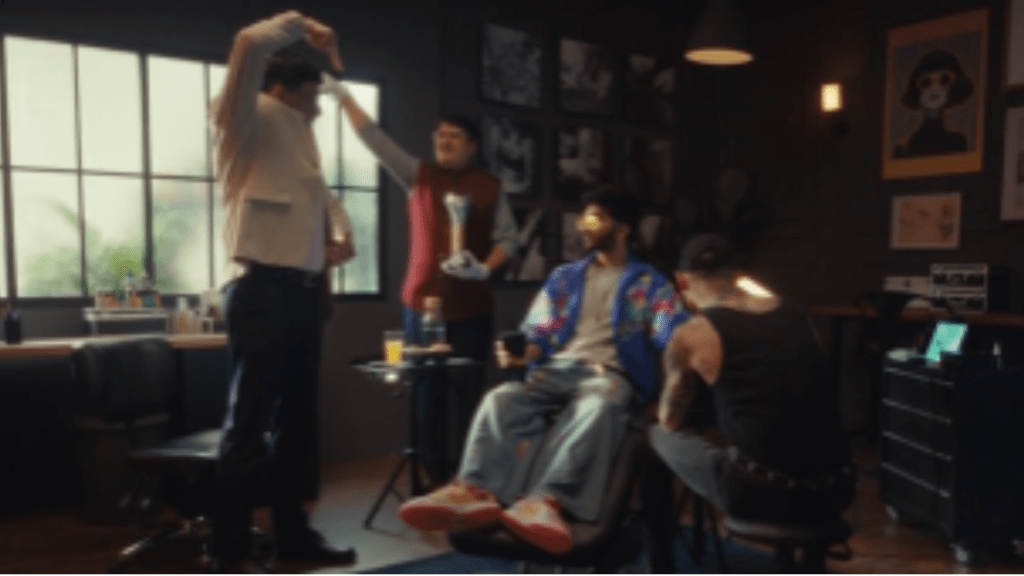 The conversation shifts to Anand seeking Dommaraju's help to understand modern Gen Z terms. The conversation shifts to Anand seeking Dommaraju's help to understand modern Gen Z terms.