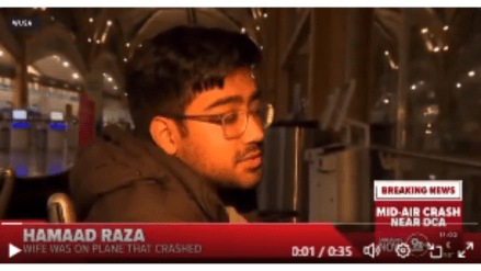 The tragic incident unfolded on Wednesday night when American Airlines Flight 5342, carrying 60 passengers and four crew members, collided midair with a U.S. Army Black Hawk helicopter just outside Washington D.C. The tragic incident unfolded on Wednesday night when American Airlines Flight 5342, carrying 60 passengers and four crew members, collided midair with a U.S. Army Black Hawk helicopter just outside Washington D.C.