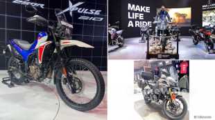 adventure bikes at bharat mobility expo