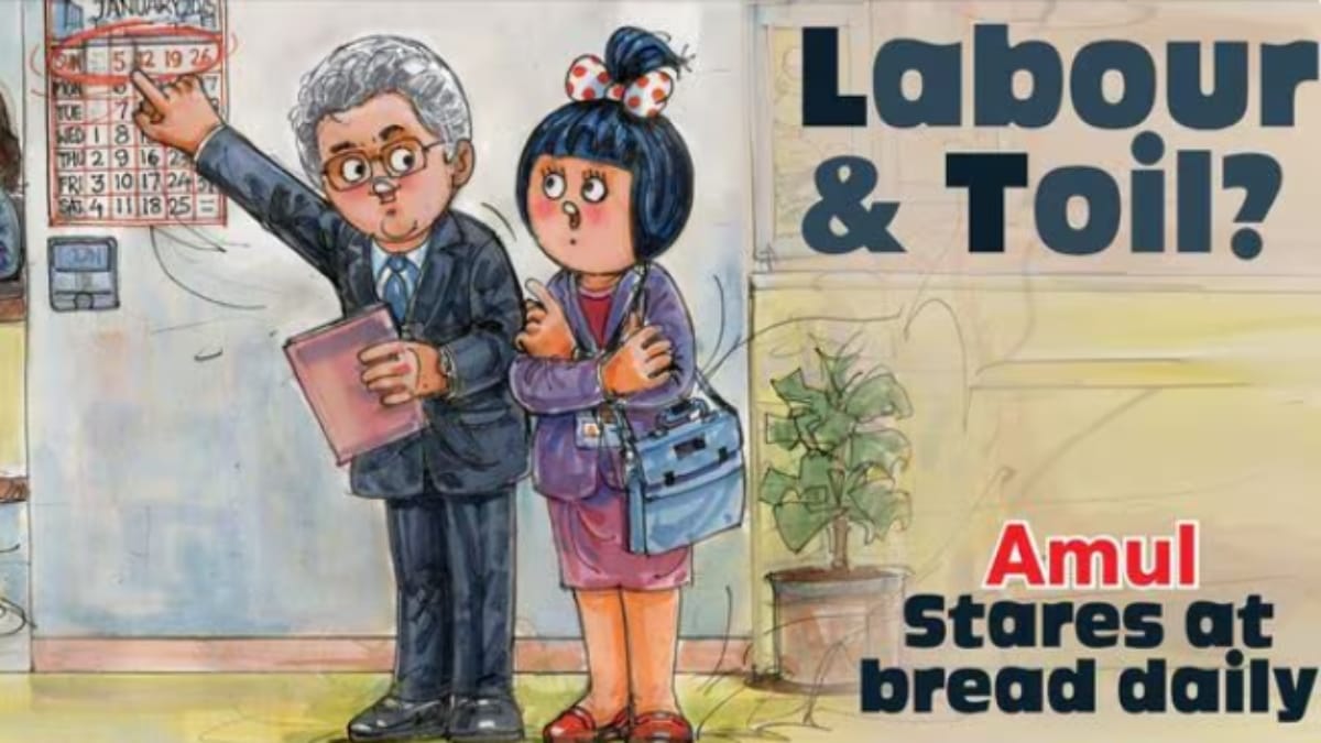 Amul trolls L&T chairman’s call for a 90-hour workweek