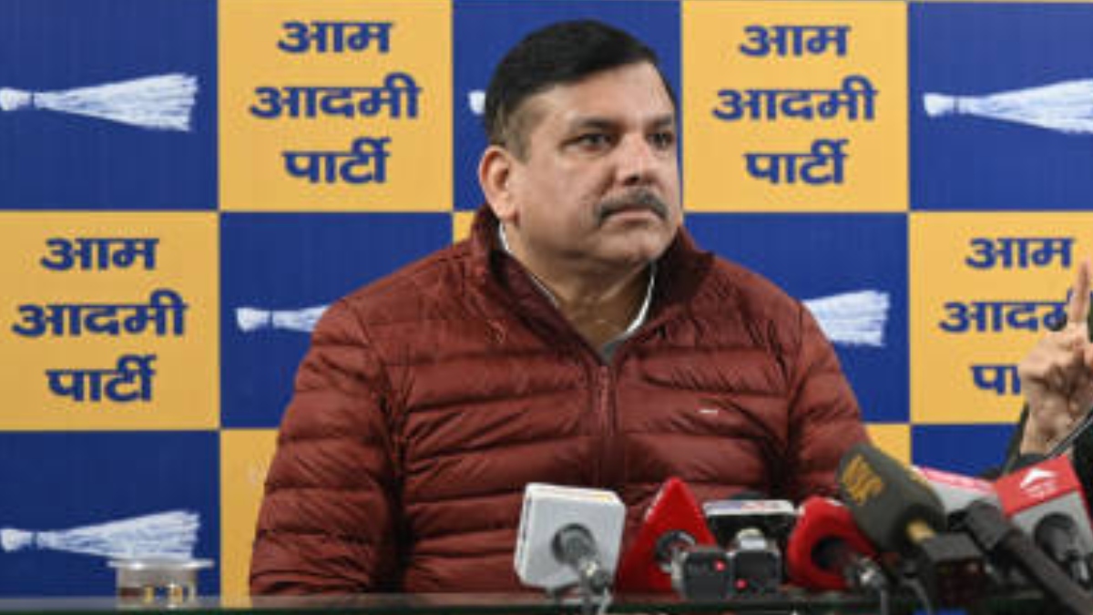 Even Trump can't save BJP in Delhi elections, says AAP MP Sanjay Singh Even Trump can't save BJP in Delhi elections, says AAP MP Sanjay Singh