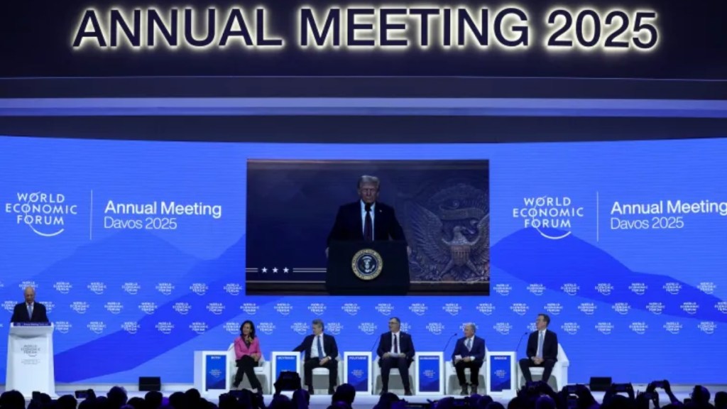Trump's tariff threat at Davos: If you're not manufacturing in the US…