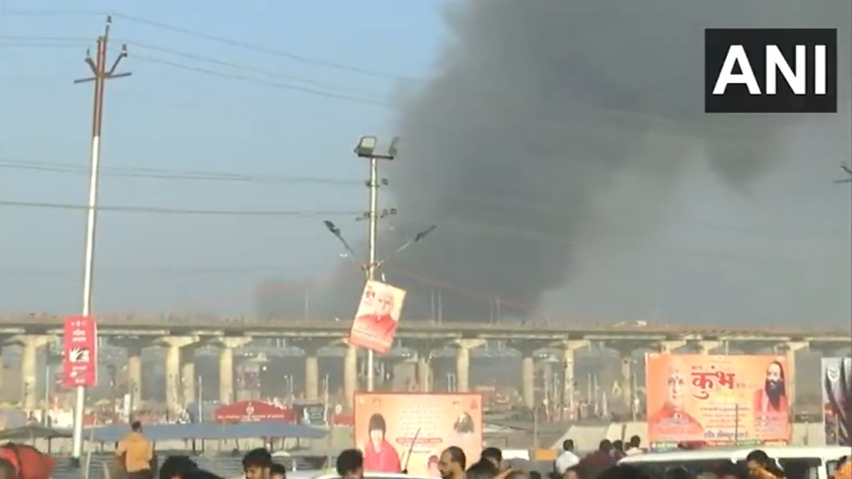 UP: Fire at Maha Kumbh Mela in Prayagraj brought under control