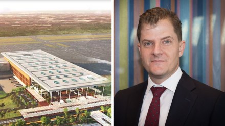 Noida International Airport, Noida Airport, Delhi-Varanasi high-speed rail corridor, Christoph Schnellmann,