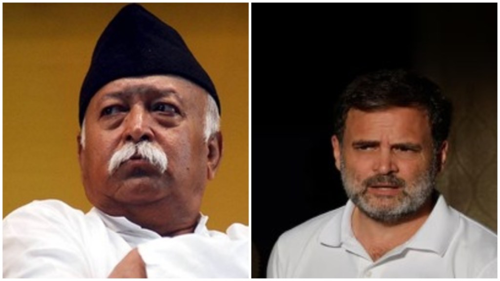 Rahul Gandhi slams BJP, RSS following Mohan Bhagwat’s remark linking India’s ‘true independence’ to Ram Mandir consecration Rahul Gandhi slams BJP, RSS following Mohan Bhagwat’s remark linking India’s ‘true independence’ to Ram Mandir consecration