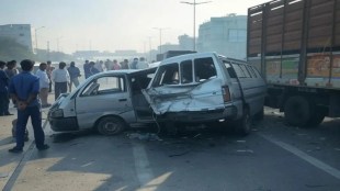9 dead in van-truck collision in Punjab's Ferozepur. (Image Source: X/GROK)