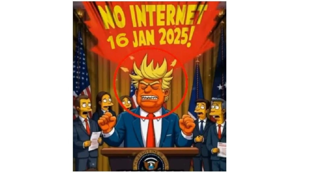 Global internet outage today, January 16? Influencers cites The Simpsons’ prediction – Here’s all you need to know. (Image Source: X/twitter)