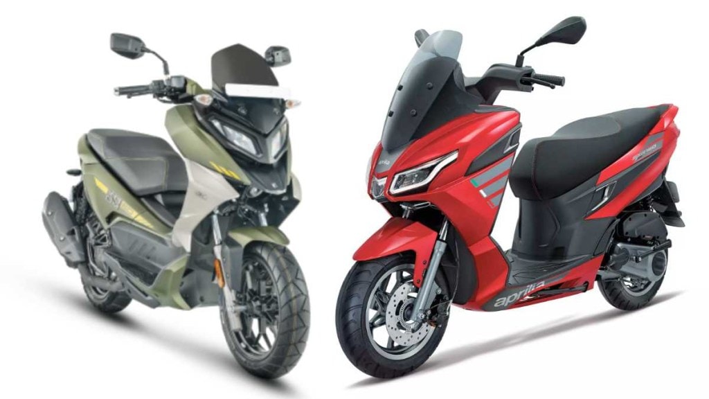 hero xoom 160 vs aprilia sxr 160