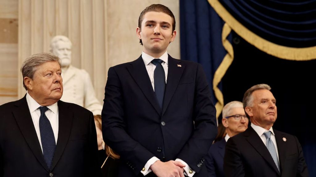 barron trump, spain, spanish princess, donald trump, MAGA, college republicans, new york