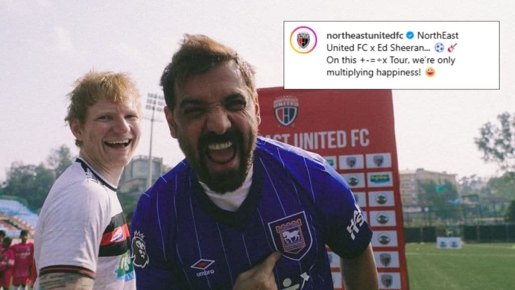 ed sheeran, john abraham , ed sheeran india visit, ed sheeran bengaluru police, church street, football