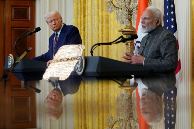 Trump announced the plans to provide F-35 fighter jets to India after holding bilateral talks with PM Modi. (Image: Reuters)