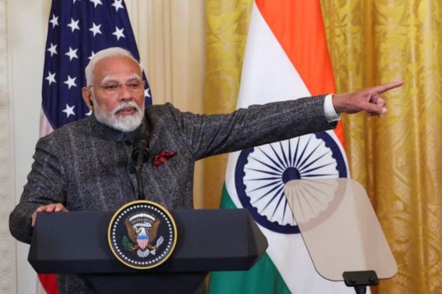 A joint-statement has been shared after the Trump-Modi meet. While strengthening relations remained the focal point, the leaders did not hesitate to deliberate on trade policies. They have negotiated a multi-sector agreement by the fall of 2025. (Image: Reuters)