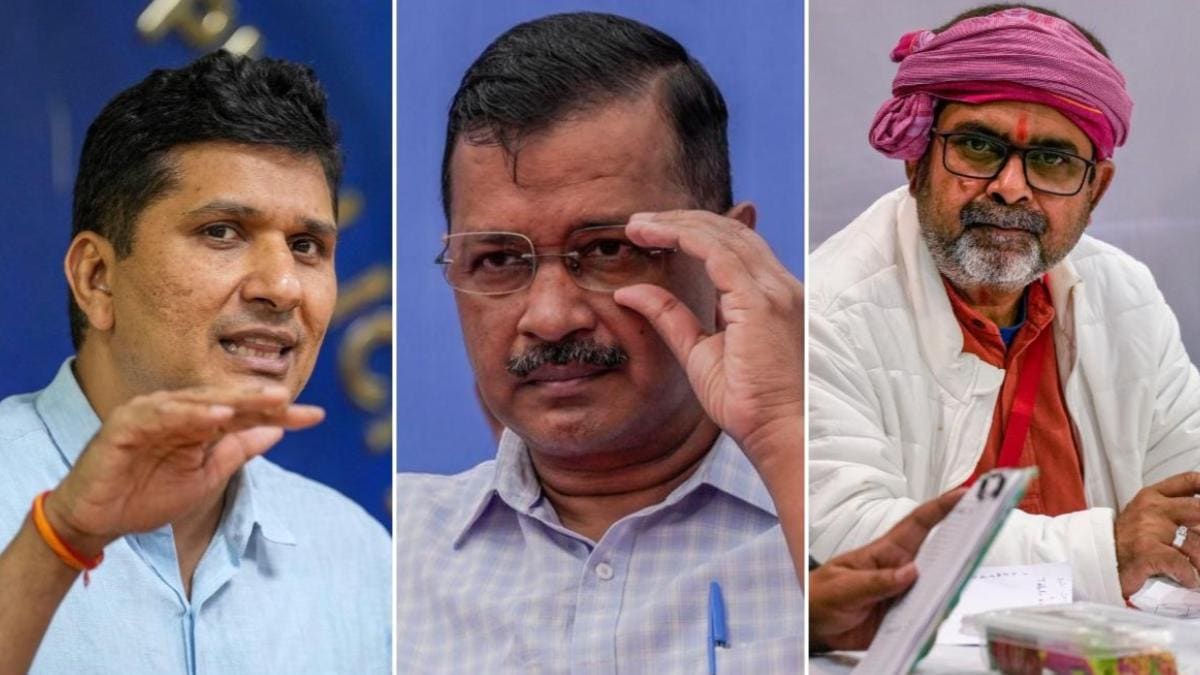 delhi elections 2025, delhi polls, delhi election results, aap bigwigs lose, arvind kejriwal, manish sisodia, awadh ojha, india news