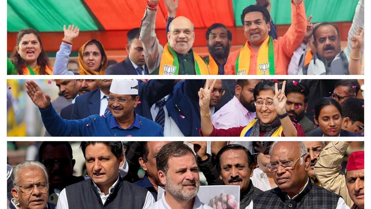 delhi election, delhi election result 2025, arvind kejriwal, parvesh verma, bjp, aap