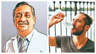 Dr. Tarun Sahani recommends that office workers consume 2-3 liters (8-10 glasses) of water daily. (Image Source: Financial Express)