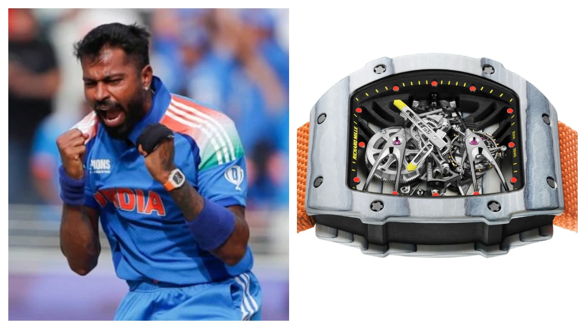 Hardik Pandya dons limited-edition watch worth Rs 7 crore during India vs Pakistan match in Dubai – Watch