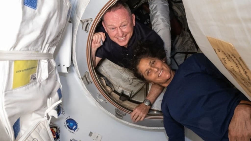 Sunita Williams return to Earth