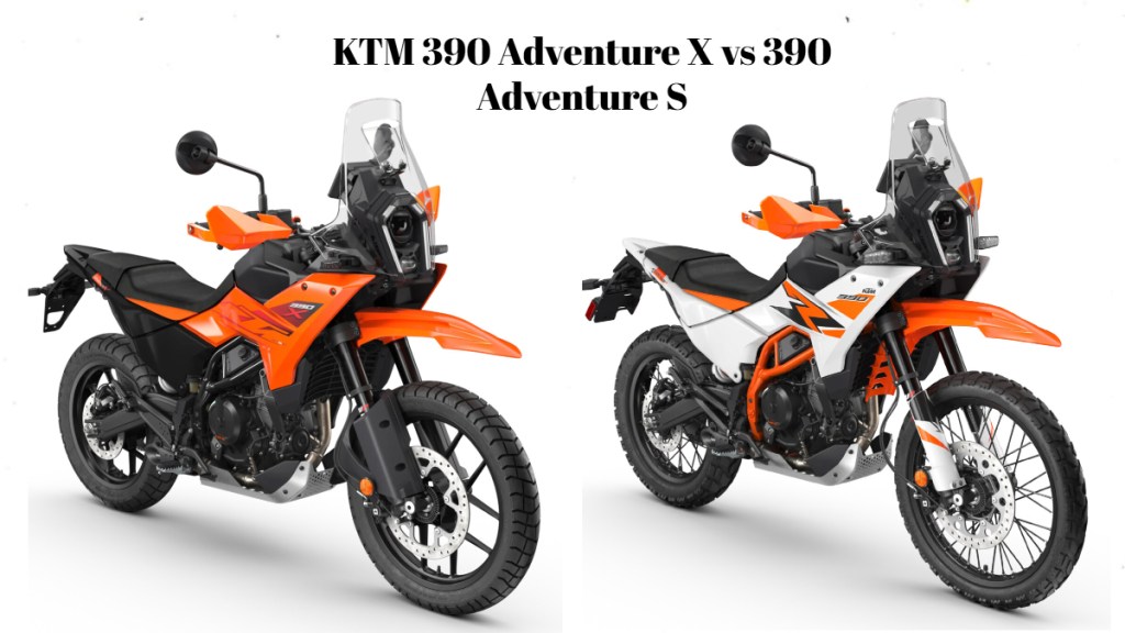 KTM 390 Adventure X vs 390 Adventure S
