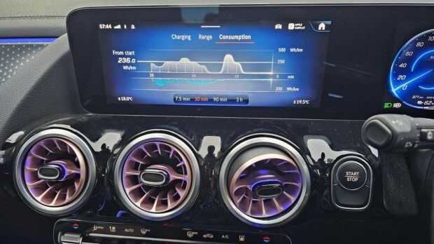 Mercedes-Benz EQA touchscreen