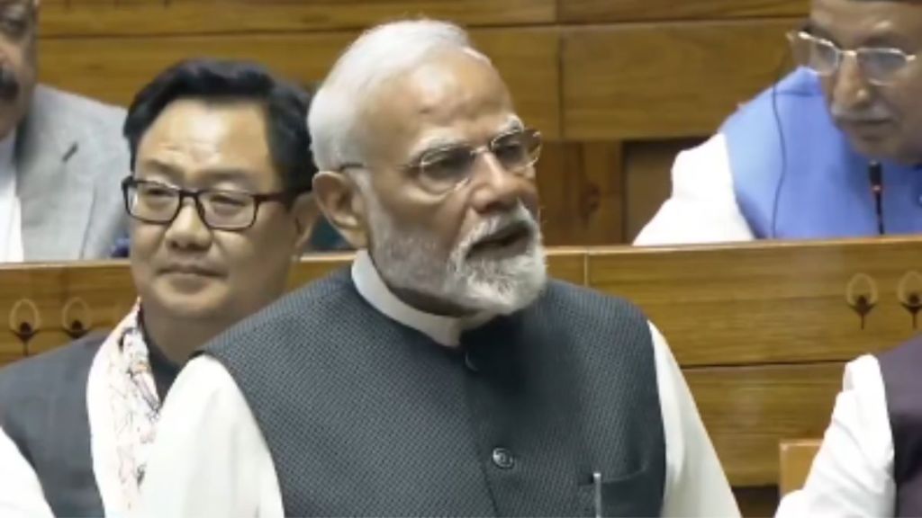 Narendra Modi parliament speech