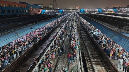 Stampede-like situation at New Delhi Railway station. (Image Source: X/Agenda India) Stampede-like situation at New Delhi Railway station. (Image Source: X/Agenda India)