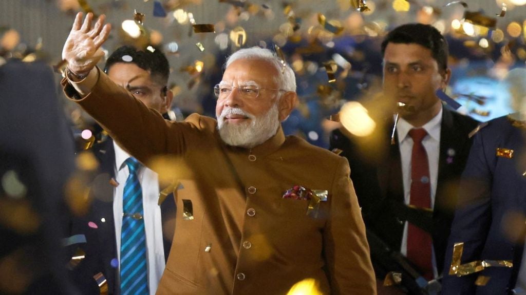 PM Modi landed in Paris, for a four day visit to France and USA . (Image Source: PTI) PM Modi landed in Paris, for a four day visit to France and USA . (Image Source: PTI)