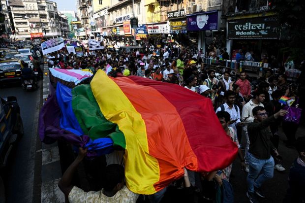 The official theme of Mumbai Queer Pride Parade 2025 is #NoGoingBack as stated by the organiser for this year. (Image Source: Express Photo)