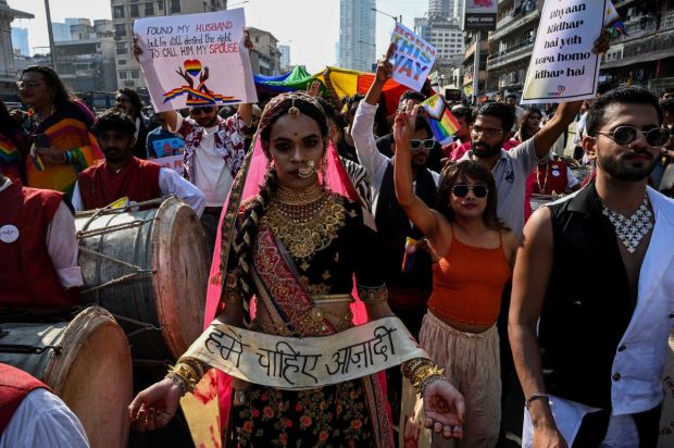 The theme for this year highlights a global resilience against LGBTQ+ rights and sends a message to march forward in Solidarity. (Image Source: Express Photo)