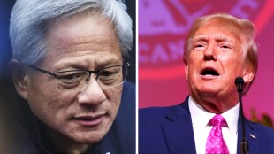 Trump, Nvidia CEO
