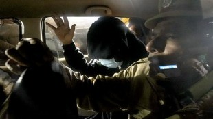 Amritsar: Indians deported from the U.S. leave the airport upon their arrival, in Amritsar, early Sunday, Feb. 16 , 2025. (PTI Photo/Shiva Sharma)