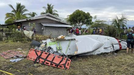 US military plane crash