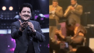 As the performance continued, more women approached the stage, and the singer was seen exchanging kisses with them, including one on the lips.