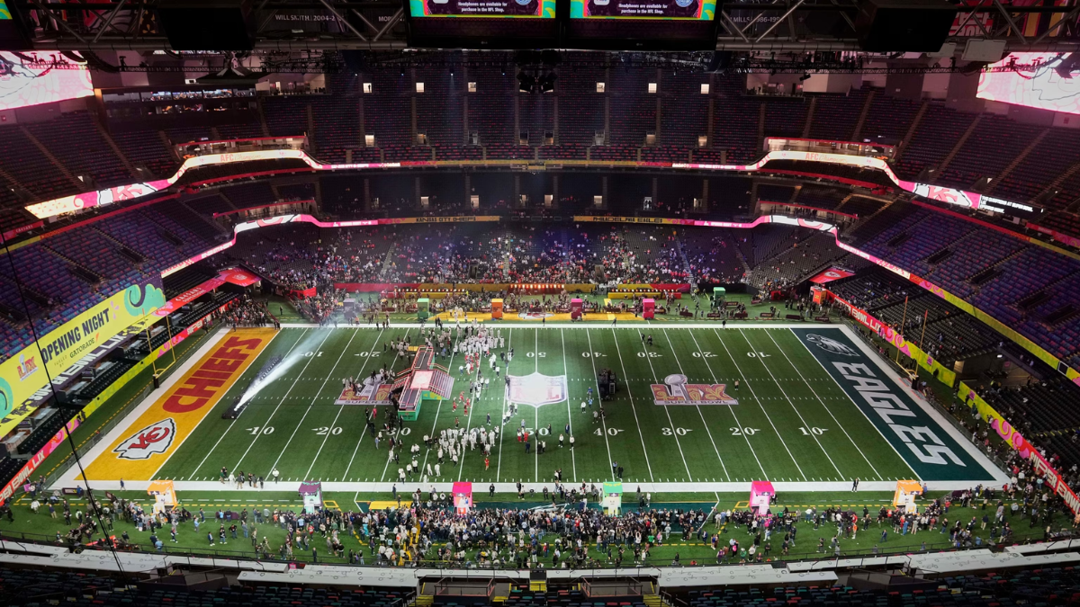 Super Bowl LIX: The showdown awaits – Kansas City Chiefs vs. Philadelphia Eagles at the Caesars Superdome, New Orleans, on February 9, 2025. Super Bowl LIX: The showdown awaits – Kansas City Chiefs vs. Philadelphia Eagles at the Caesars Superdome, New Orleans, on February 9, 2025.