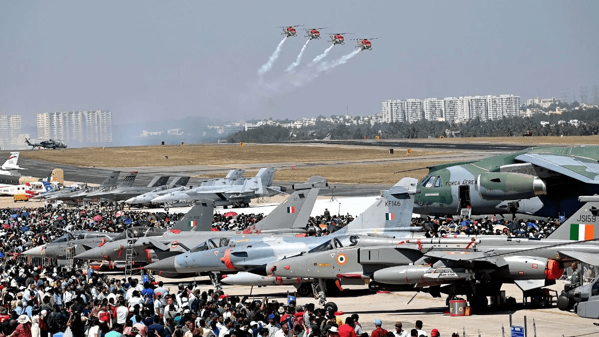 Aero India Show 2025 Set To Begin In Bengaluru On Feb 10/ Representational Photo. (Image Source: ANI) Aero India Show 2025 Set To Begin In Bengaluru On Feb 10/ Representational Photo. (Image Source: ANI)