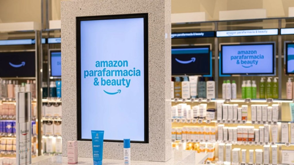 Amazon opens first beauty and health store in Italy as part of brick-and-mortar expansion