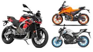 aprilia tuono vs competition