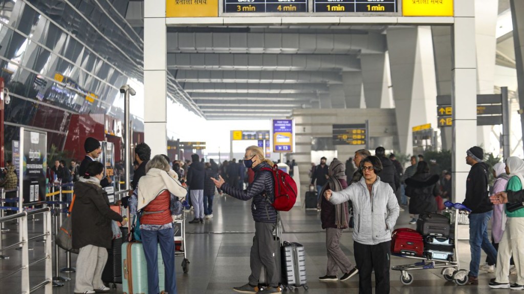 delhi airport pti delhi airport pti