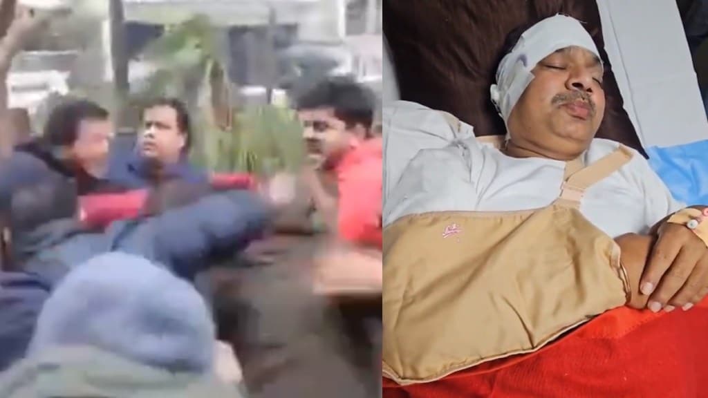 Watch | ‘I will shoot’, AAP MLA Mohinder Goyal attacked during rally in Rithala, BJP accused