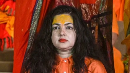 Mamta Kulkarni, 52, was officially anointed as Mahamandaleshwar on January 24. Mamta Kulkarni, 52, was officially anointed as Mahamandaleshwar on January 24.